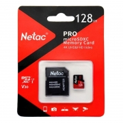   Micro SDXC 128Gb Netac P500 Extreme Pro U3 V30 A1 100 /c   SD