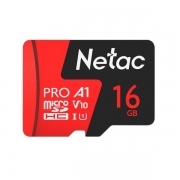 Карта памяти Micro SDHC 16Gb Netac P500 Extreme Pro U1 V10 100 Мб/c без адаптера