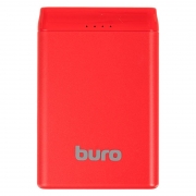 Зарядное устройство Buro BP05B, 5000 мА/ч, 2.1A 2xUSB, красное (BP05B10PRD)