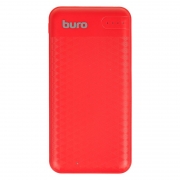 Зарядное устройство Buro BP10G, 10000 мА/ч, 2.1A 1xUSB A, 1xUSB C, красное (BP10G10PRD)