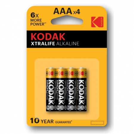 ��������� AAA Kodak XTRALIFE LR03-4BL, Alkaline, 4��, �������