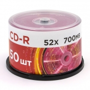 Диск CD-R Mirex 700Mb Maximum 52x, Cake Box, 50шт (UL120052A8B)
