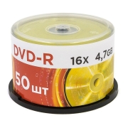  DVD-R Mirex 4,7 Gb 16x, Cake Box, 50 (UL130003A1B)