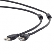   USB 2.0 Am=>Af - 4.5 , , 2 , Cablexpert Pro (CCF2-USB2-AMAF-15)