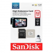   Micro SDHC 32Gb SanDisk High Endurance U3 V30 100/ +  SD (SDSQQNR-032G-GN6IA)