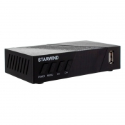 Цифровой телевизионный ресивер DVB-T2 Starwind CT-140 черный