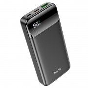 Зарядное устройство Hoco J89, 10000 мА/ч, QC3.0/ PD 20W, USB+Type C, дисплей, черное