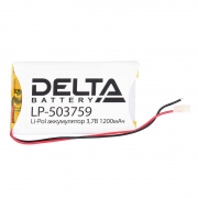 Аккумулятор Li-Po 3.7В 1200мАч, Delta LP-503759