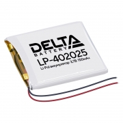 Аккумулятор Li-Po 3.7В 150мАч, Delta LP-402025