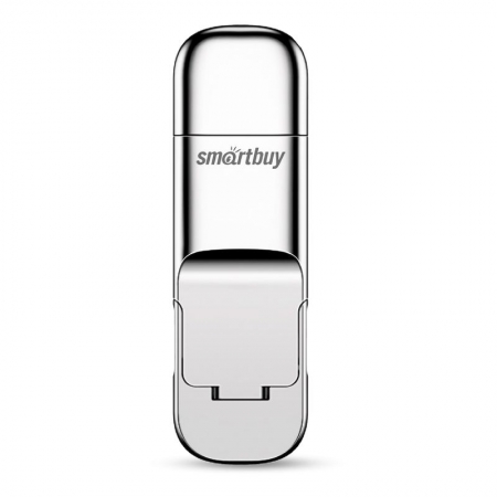 128Gb Smartbuy M5 Metal Silver USB 3.2/Type C, чехол (SB128GBM5)