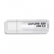 8Gb Exployd 620 White USB 2.0 (EX-8GB-620-White)