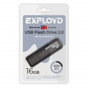 16Gb Exployd 620 Black USB 2.0 (EX-16GB-620-Black)