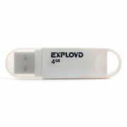 4Gb Exployd 570 White USB 2.0 (EX-4GB-570-White)