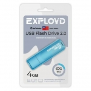 4Gb Exployd 620 Blue USB 2.0 (EX-4GB-620-Blue)