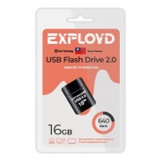 16Gb Exployd 640 Black USB 2.0 (EX-16GB-640-Black)
