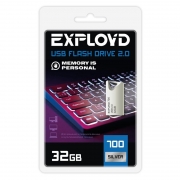 32Gb Exployd 700 Silver, , USB 2.0 (EX-32GB-700-Silver)