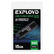 16Gb Exployd 680 Black USB 3.0 (EX-16GB-680-Black)