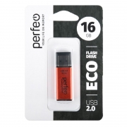 16Gb Perfeo E03 Red Economy Series USB 2.0 (PF-E03R016ES)