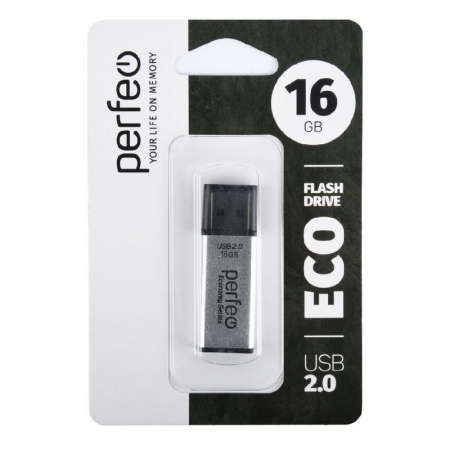 16Gb Perfeo E03 Silver Economy Series USB 2.0 (PF-E03S016ES)