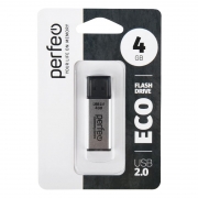 4Gb Perfeo E03 Silver Economy Series USB 2.0 (PF-E03S004ES)