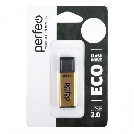 64Gb Perfeo E03 Gold Economy Series USB 2.0 (PF-E03Gl064ES)