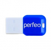 64Gb Perfeo M02 Blue USB 2.0 (PF-M02N064)