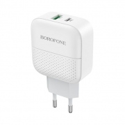   Borofone BA46A, QC3.0/PD 18W USB A +Type C, 