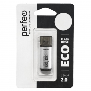 64Gb Perfeo E04 Silver Economy Series USB 2.0 (PF-E04S064ES)