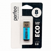 8Gb Perfeo E04 Blue Economy Series USB 2.0 (PF-E04N008ES)