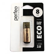 8Gb Perfeo E04 Gold Economy Series USB 2.0 (PF-E04Gl008ES)