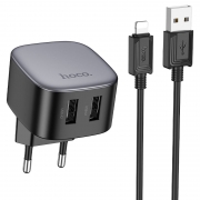   Hoco CS31A 2.1 2xUSB +  Lightning, 