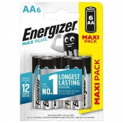  AA Energizer MAX Plus LR6/6BL, 6, 
