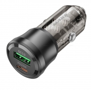    Borofone BZ25 QC3.0/PD38W, USB-A + USB C, 