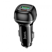 Зарядное автомобильное устройство Hoco Z58A, QC3.0/PD30W, USB-A+C, черное