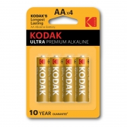  AA Kodak Ultra Premium LR6-4BL, Alkaline, 4,  (KAA-4 UD)