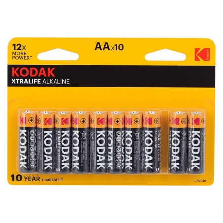 AA Kodak XTRALIFE LR6-8+2BL, Alkaline, 10,  (KAA-8+2)