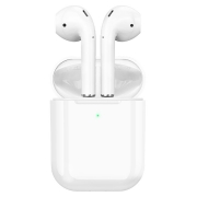 Гарнитура Bluetooth Hoco EW02 Plus, TWS, вставная, зарядный кейс, белая