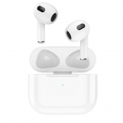 Гарнитура Bluetooth Hoco EW26, TWS, вставная, зарядный кейс, белая