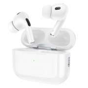 Гарнитура Bluetooth Hoco EW77 True, TWS, вставная, зарядный кейс, белая