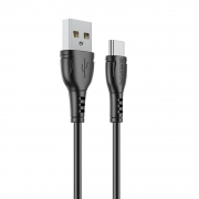 Кабель USB 3.1 Type C(m) - USB 2.0 Am - 1.0 м, 3A, черный, Borofone BX51