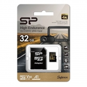 Карта памяти Micro SDHC 32Gb Silicon Power Golden U3, V30, A1+ адаптер SD (SP032GBSTHDV3V1GSP)