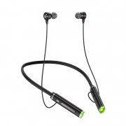 Гарнитура Bluetooth Hoco ES72 Benevolent, вставная, шейный обод, черная