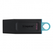 64Gb Kingston DataTraveler Exodia USB 3.2 черный/бирюзовый (DTX/64GB)
