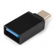 Адаптер OTG USB Type C(m) - USB 3.0 Af, черный, Гарнизон (GCC-A-USB3-CMAF)