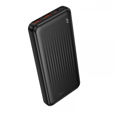 �������� ���������� Borofone BJ80, 10000 ��/�, QC3.0/PD 20W, 2xUSB A+ C, ������