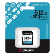   SDXC 512Gb Kingston Canvas Go Plus G4 U3 V30 200/160 / (SDG4/512GB)