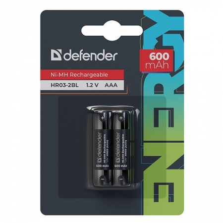 ����������� AAA Defender HR03 600��/� Ni-Mh, 2��, ������� (56501)