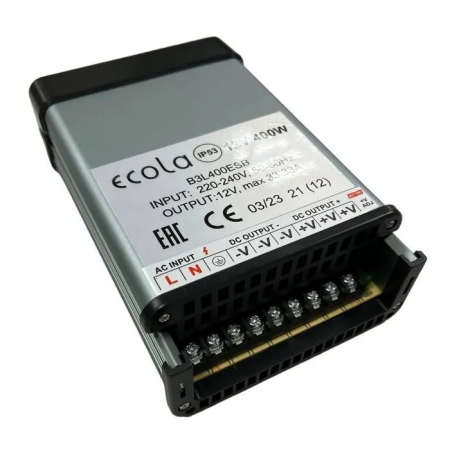 ���� ������� ��� LED ����� 400 ��, 220V-12V, IP53, Ecola (B3L400ESB)