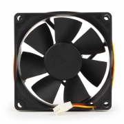  80 x 80 x 25, 3 pin, 12V, 3100 /,  30 , Gembird (FANCASE/BALL-3100)