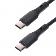  USB 2.0 Type C M-M - 1 , 65, 3A, PD/QC3.0, , Cablexpert (CC-USB2S-CMCM-1M-BK)